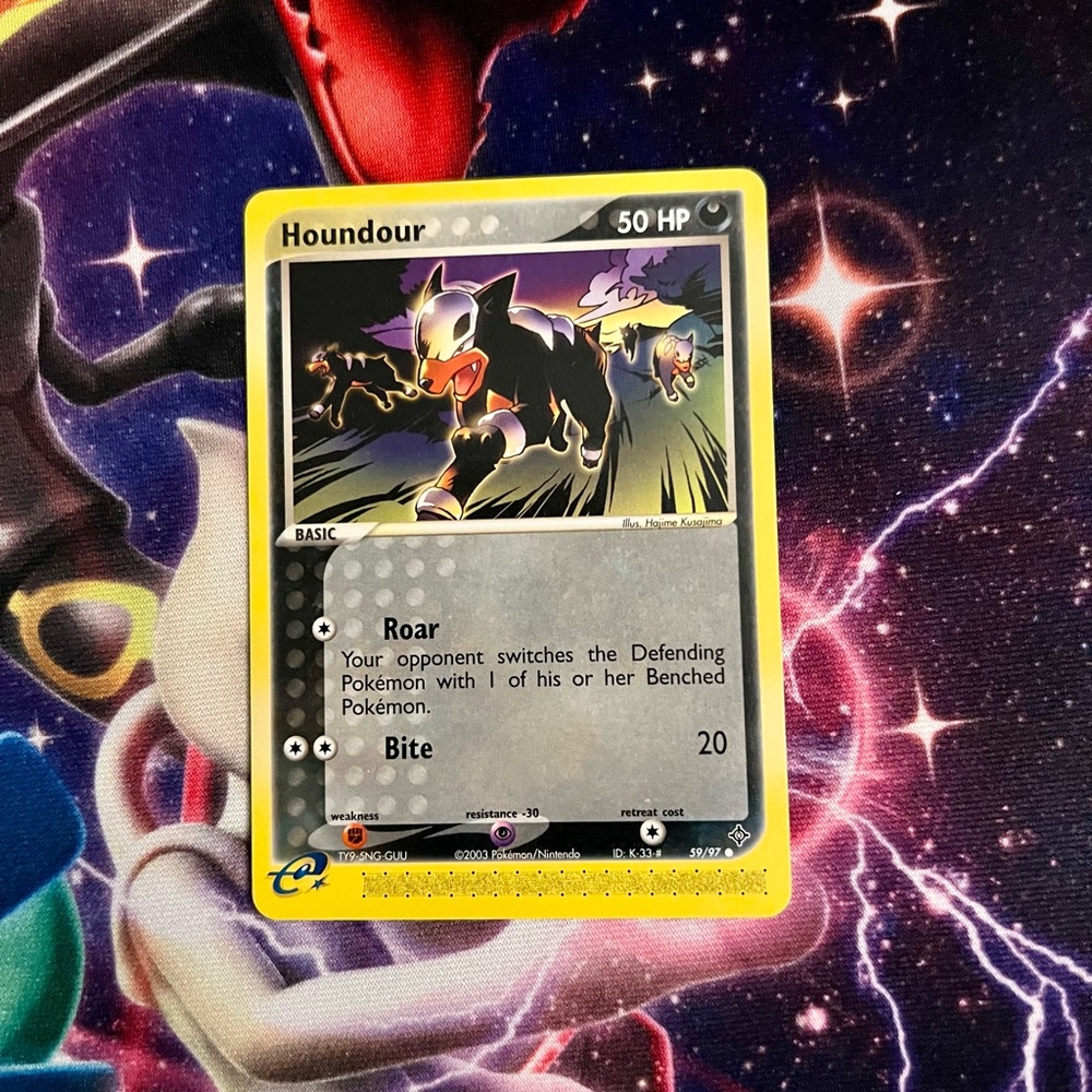 Pokémon Houndour Ex Dragon Card 2003
